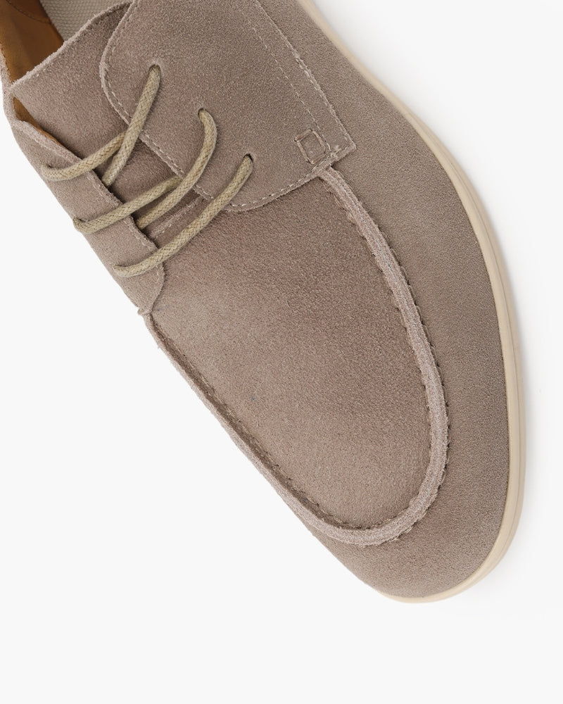 Scarpe stringate in pelle scamosciata premium