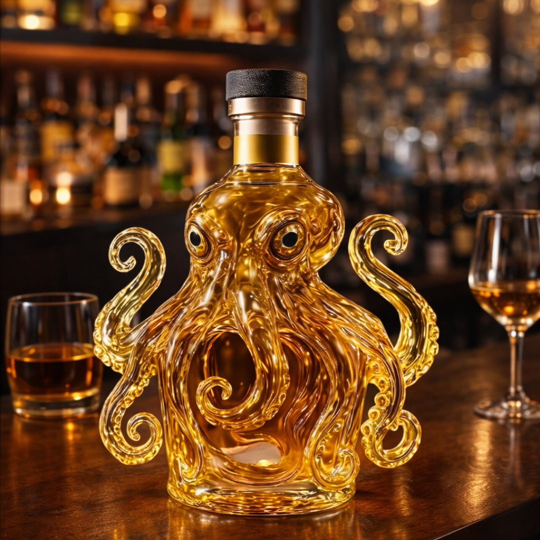 Bottiglia di Whisky Edizione Polpo