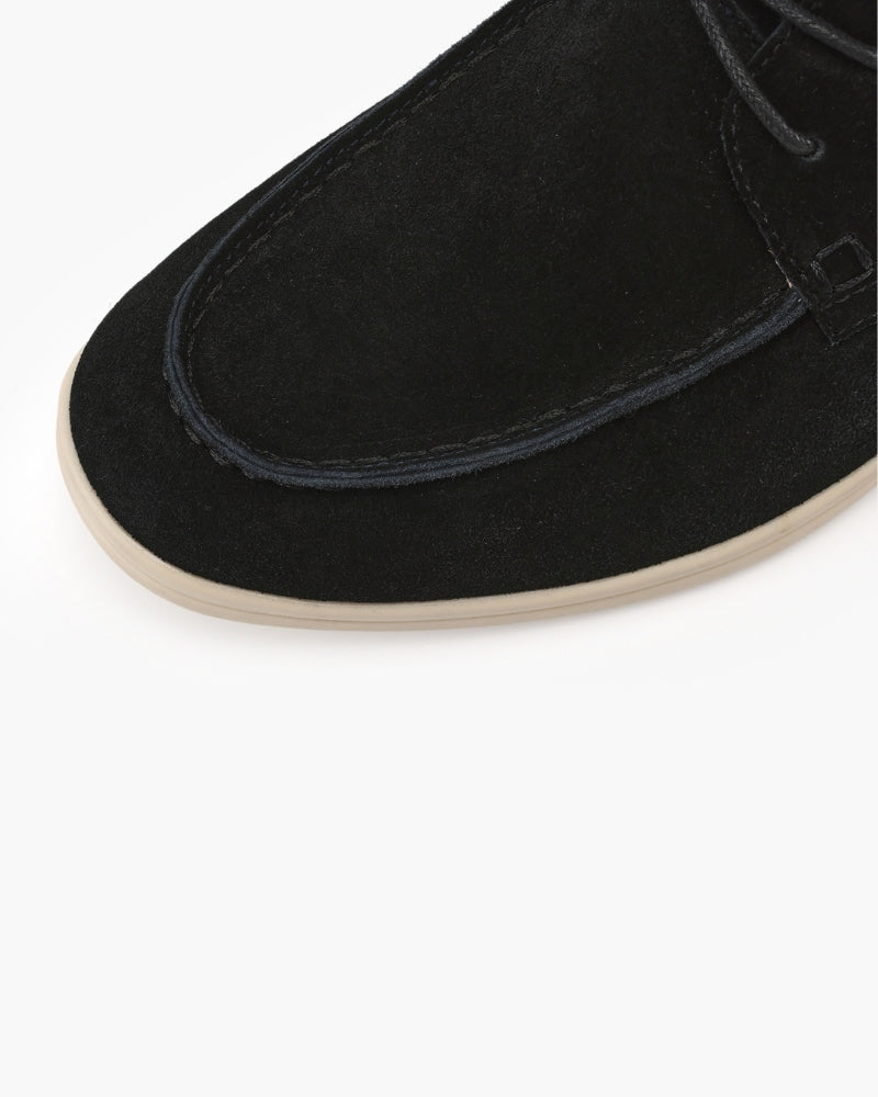Scarpe stringate in pelle scamosciata premium