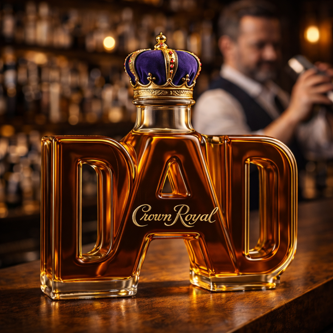 Jack Daniel's Whiskey Flask - Dad Edition