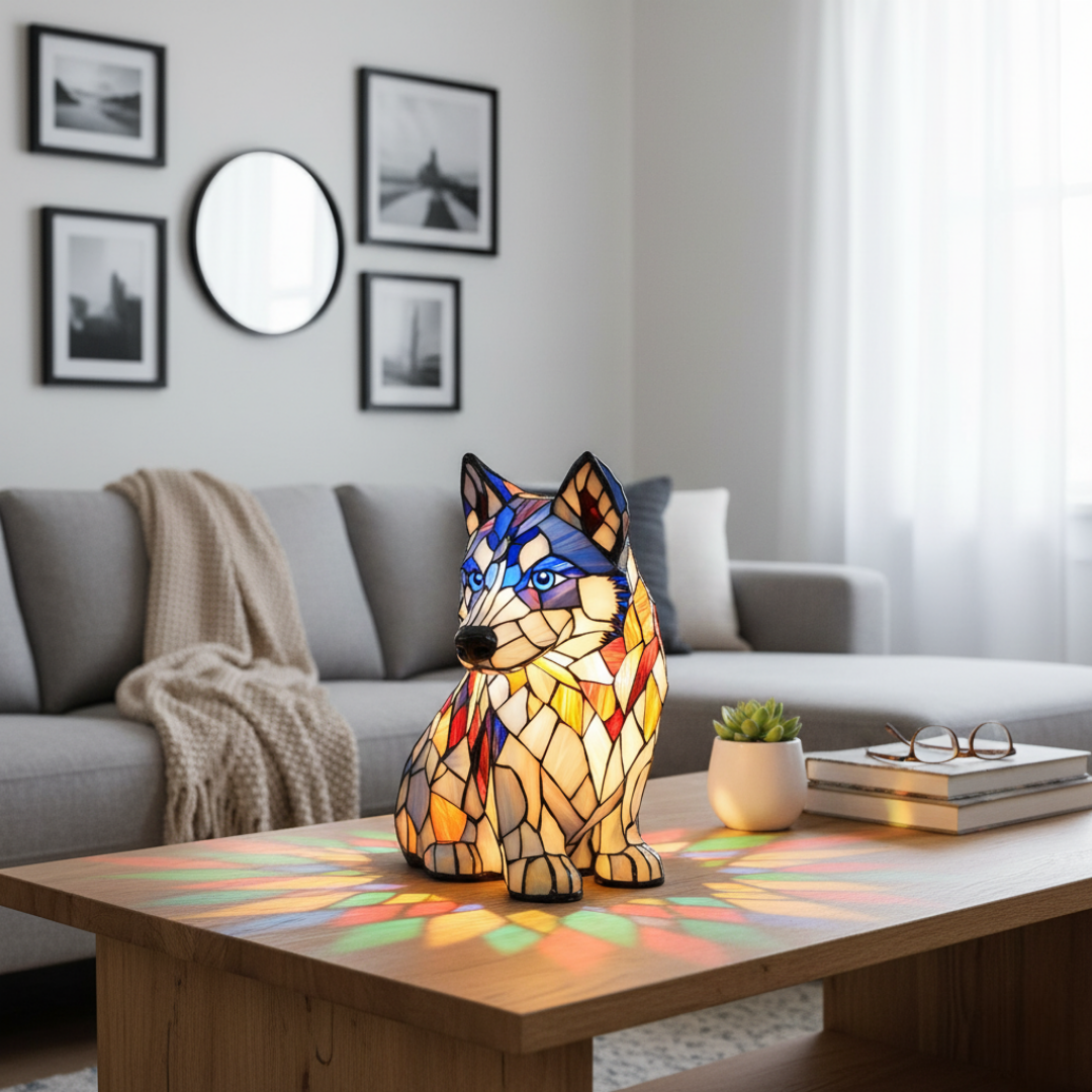 Aurora, the Gentle Siberian Husky of Eternal Light