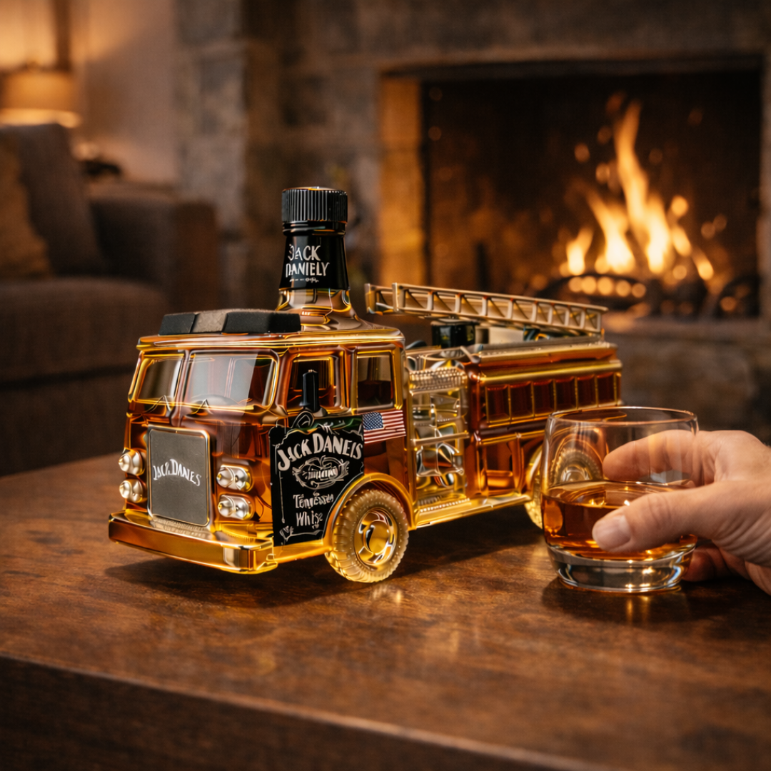 Bottiglia di Whisky Jack Daniel's - Edizione Vigili del Fuoco