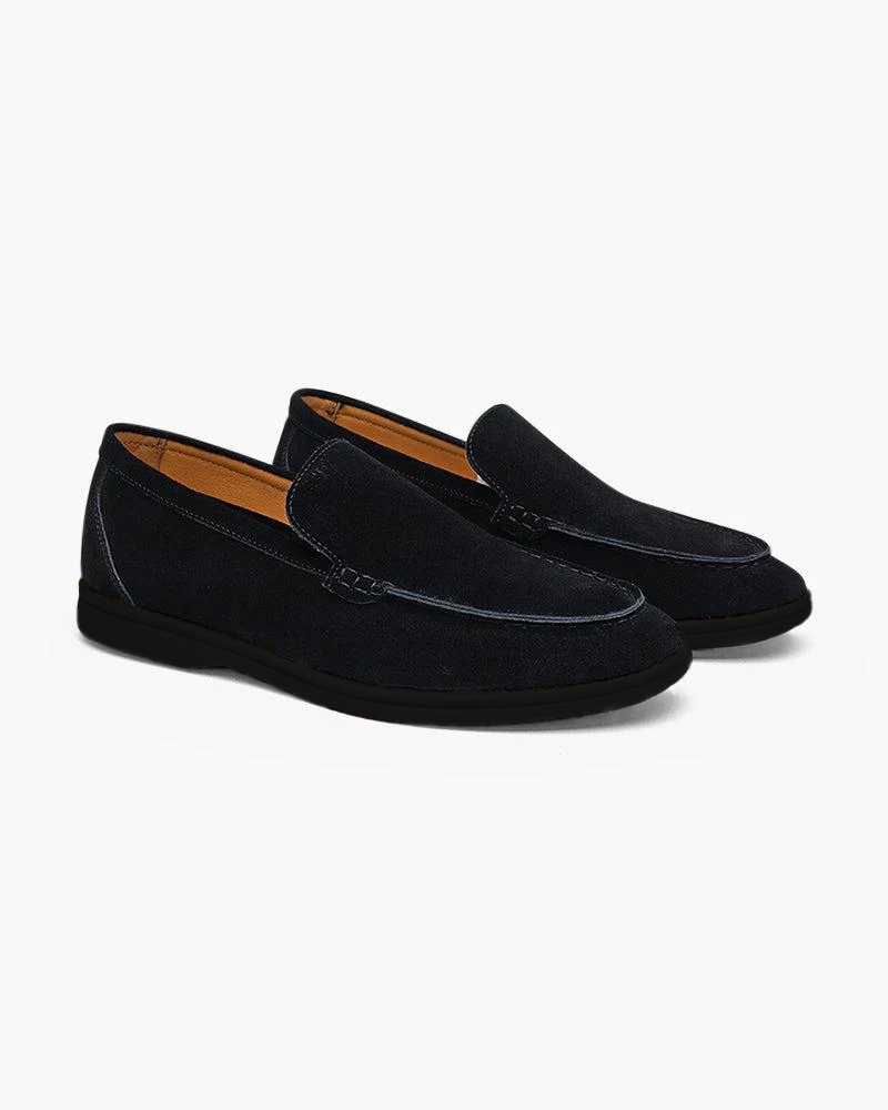 Mocassini in camoscio premium - Suola nera